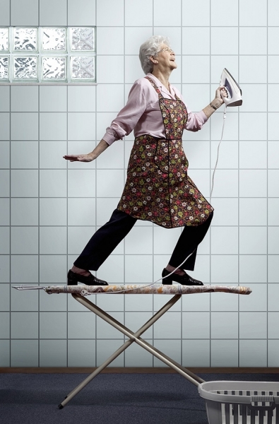 Photograph Marieke Van Grinsven Cool Grannies on One Eyeland